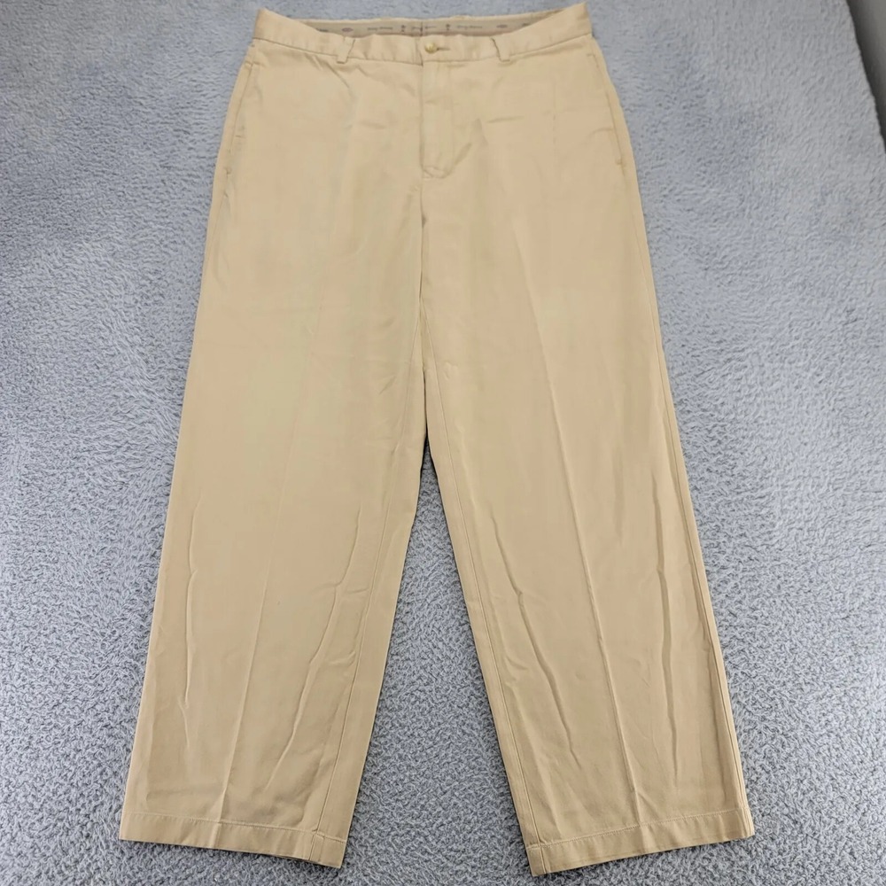 Tommy Bahama Pants Mens 36 Tan Lyocell Relaxed Casual Straight Comfort Golf